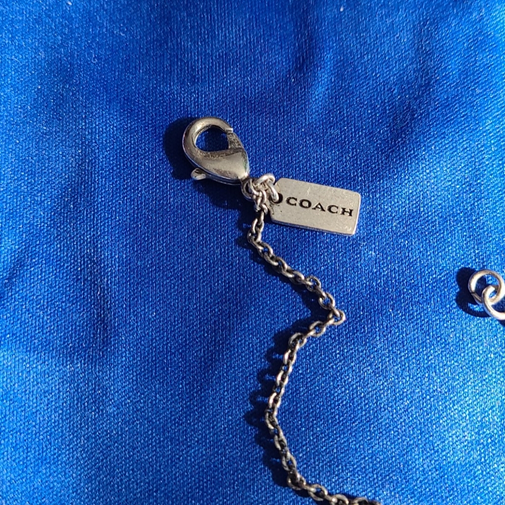 Coach pink crystal necklace - Picture 3 of 4